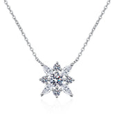 Refine Setting Moissanite Pendant