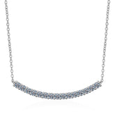 Round Moissanite Smile Pendant