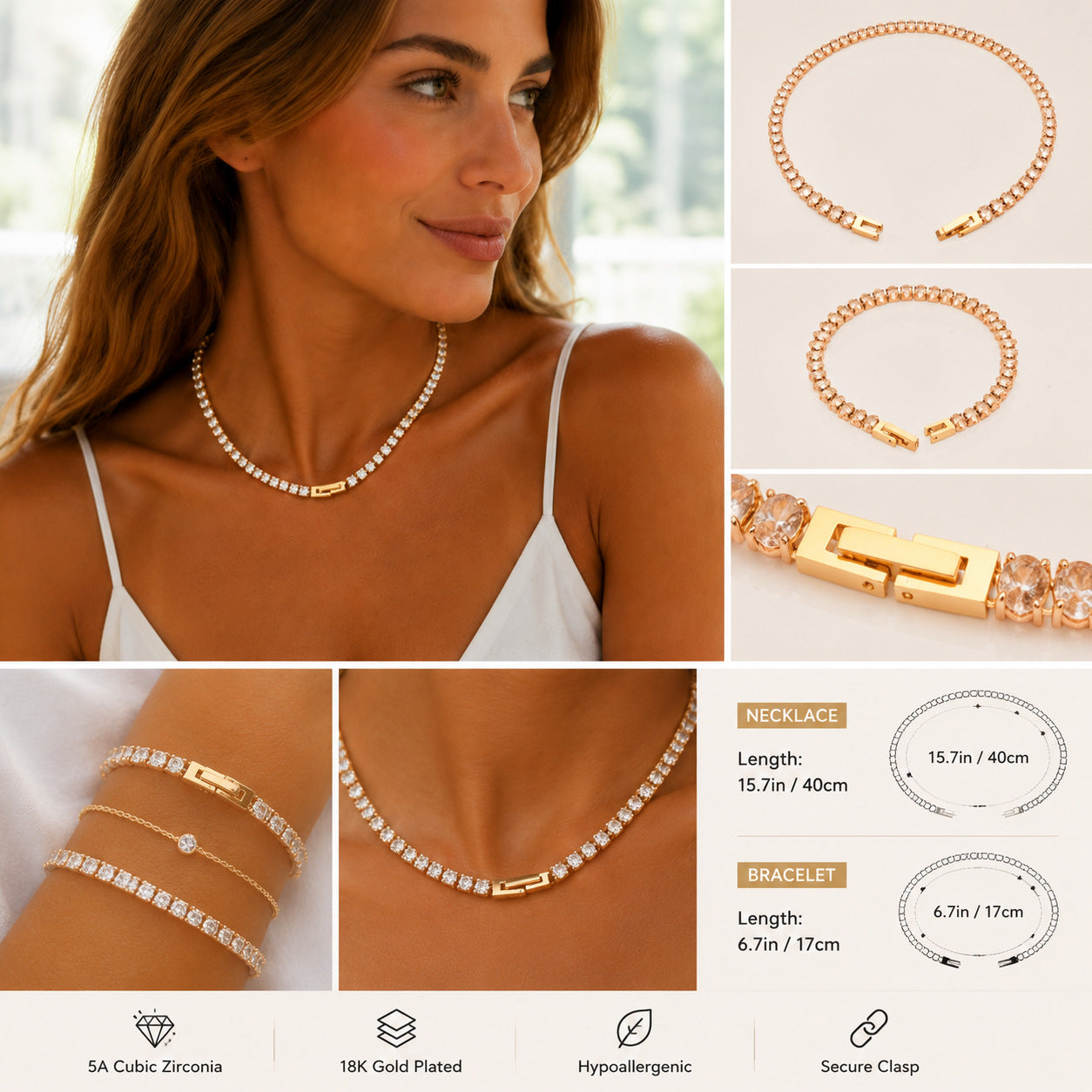 Elegant Classic Tennis Bracelet