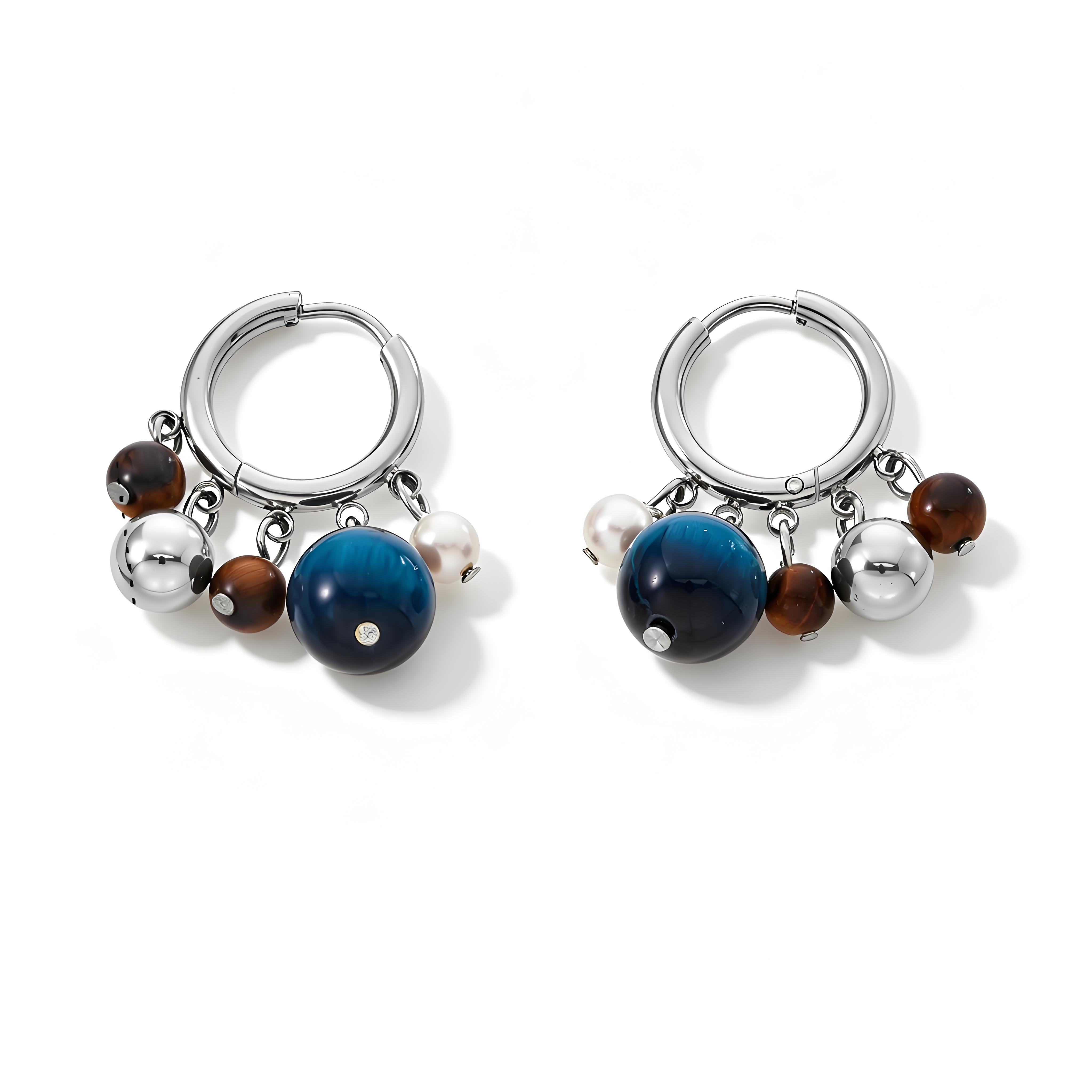 Terra Bead Drop Earrings