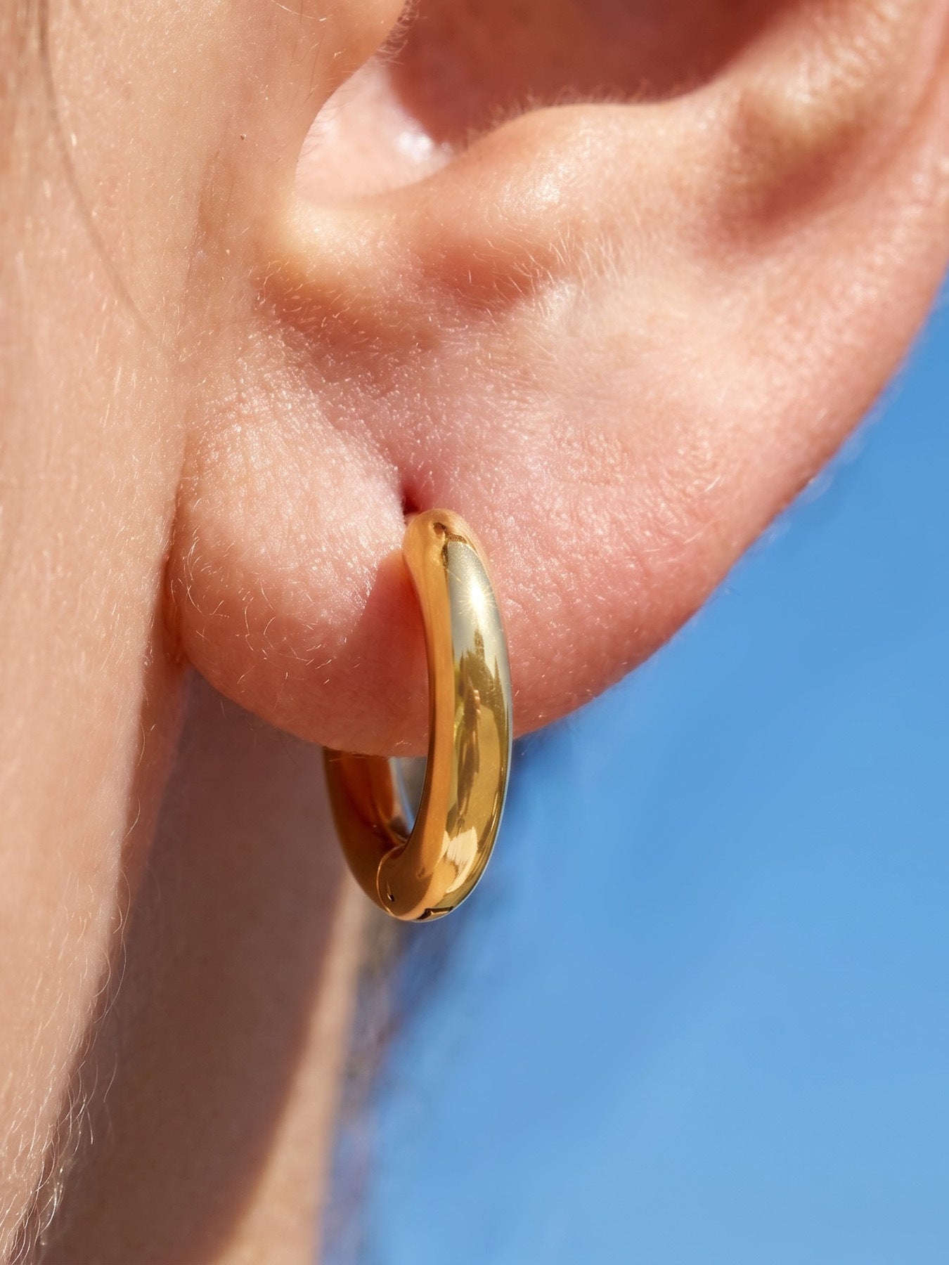 Chunky Hoop Earrings