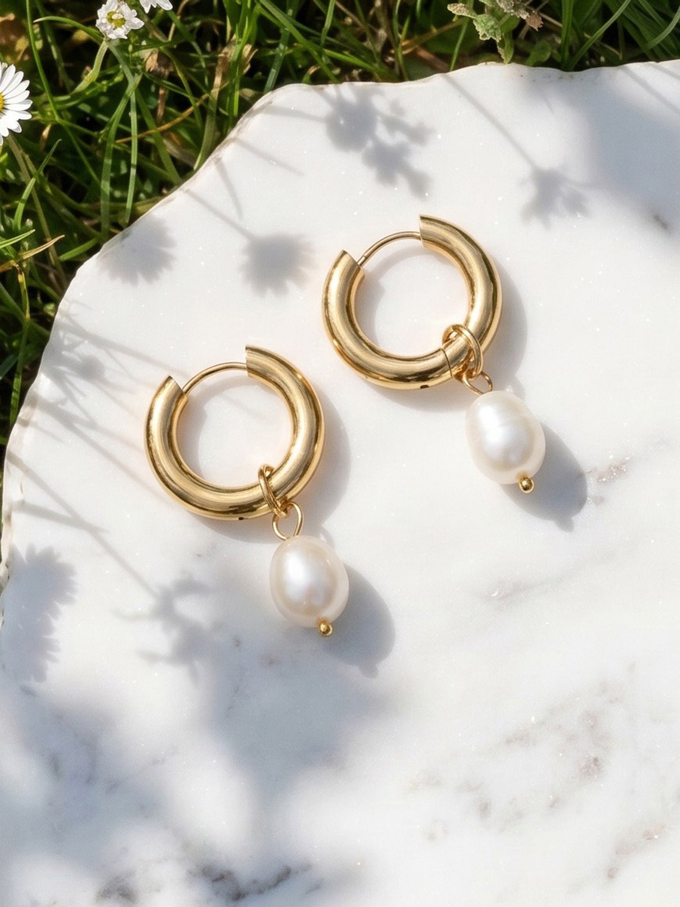 Chunky Hoop Earrings