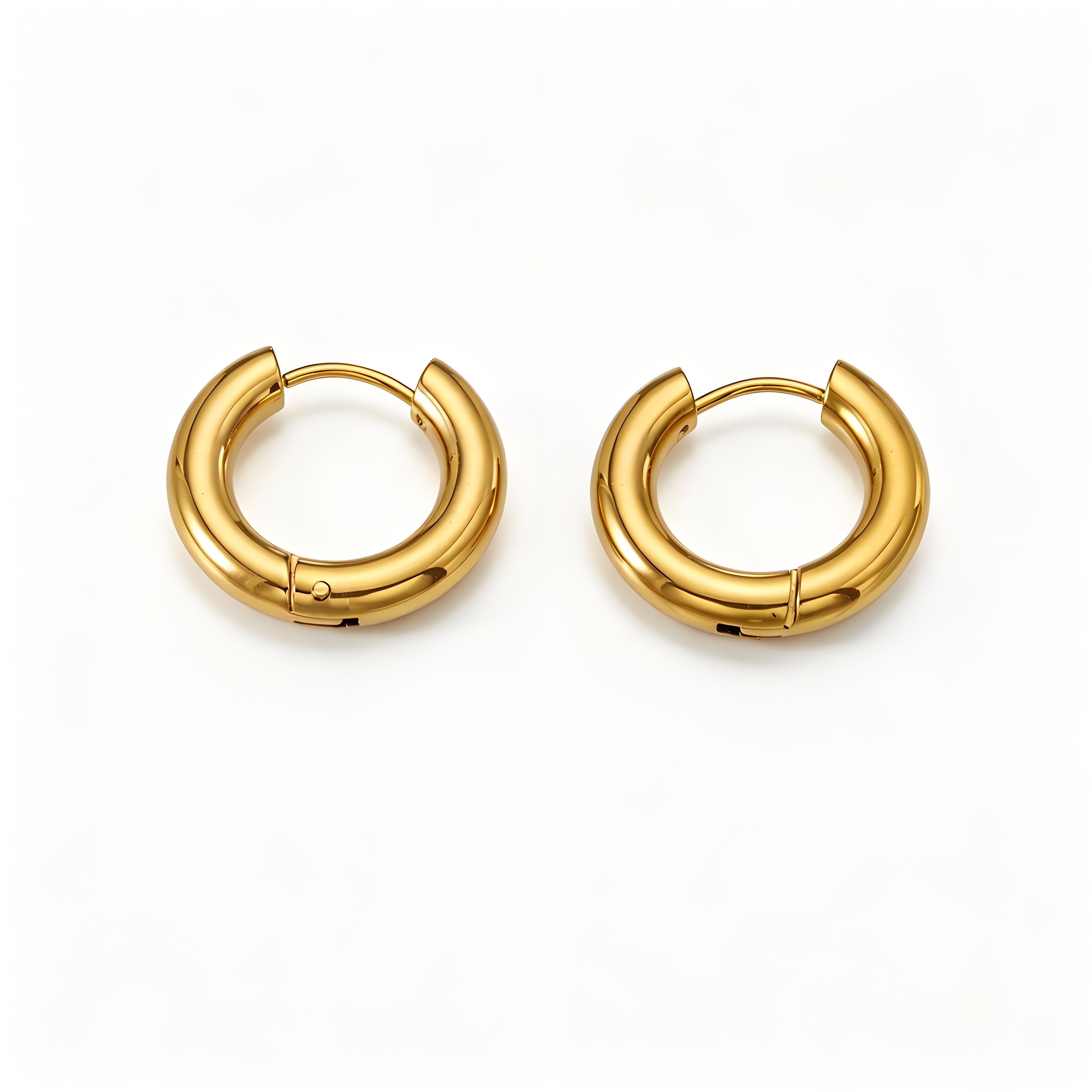 Chunky Hoop Earrings