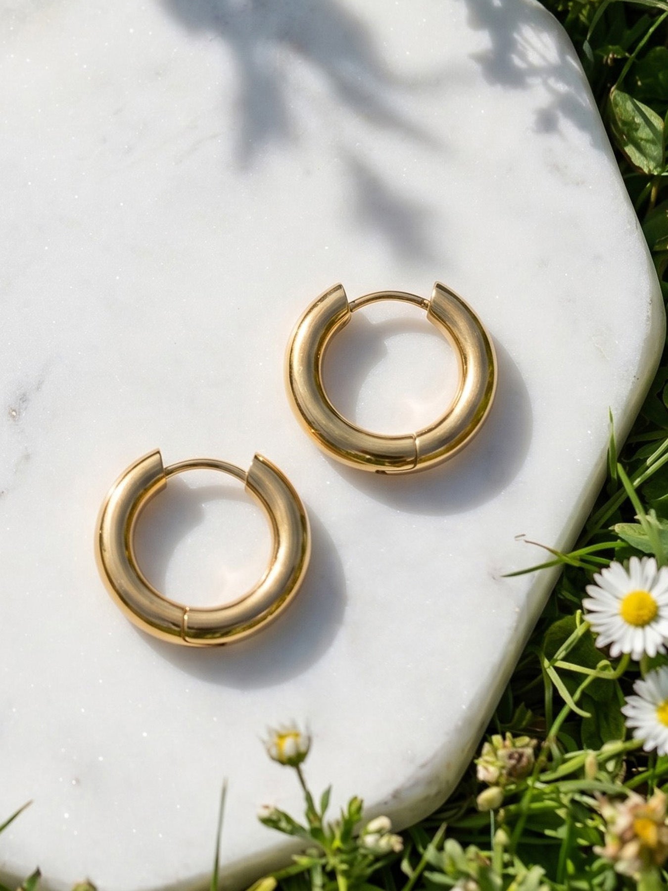 Chunky Hoop Earrings