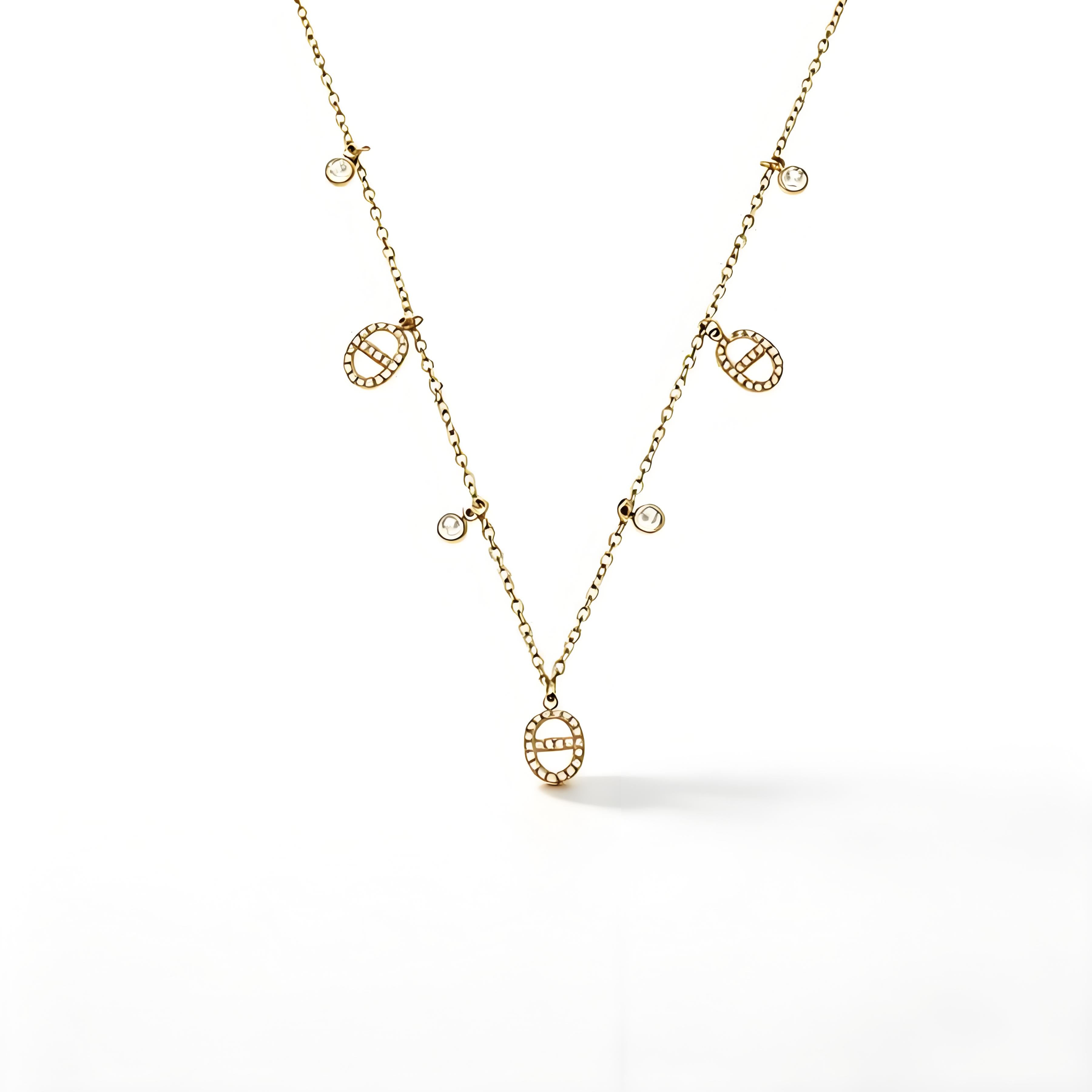 Dainty Oval Necklace