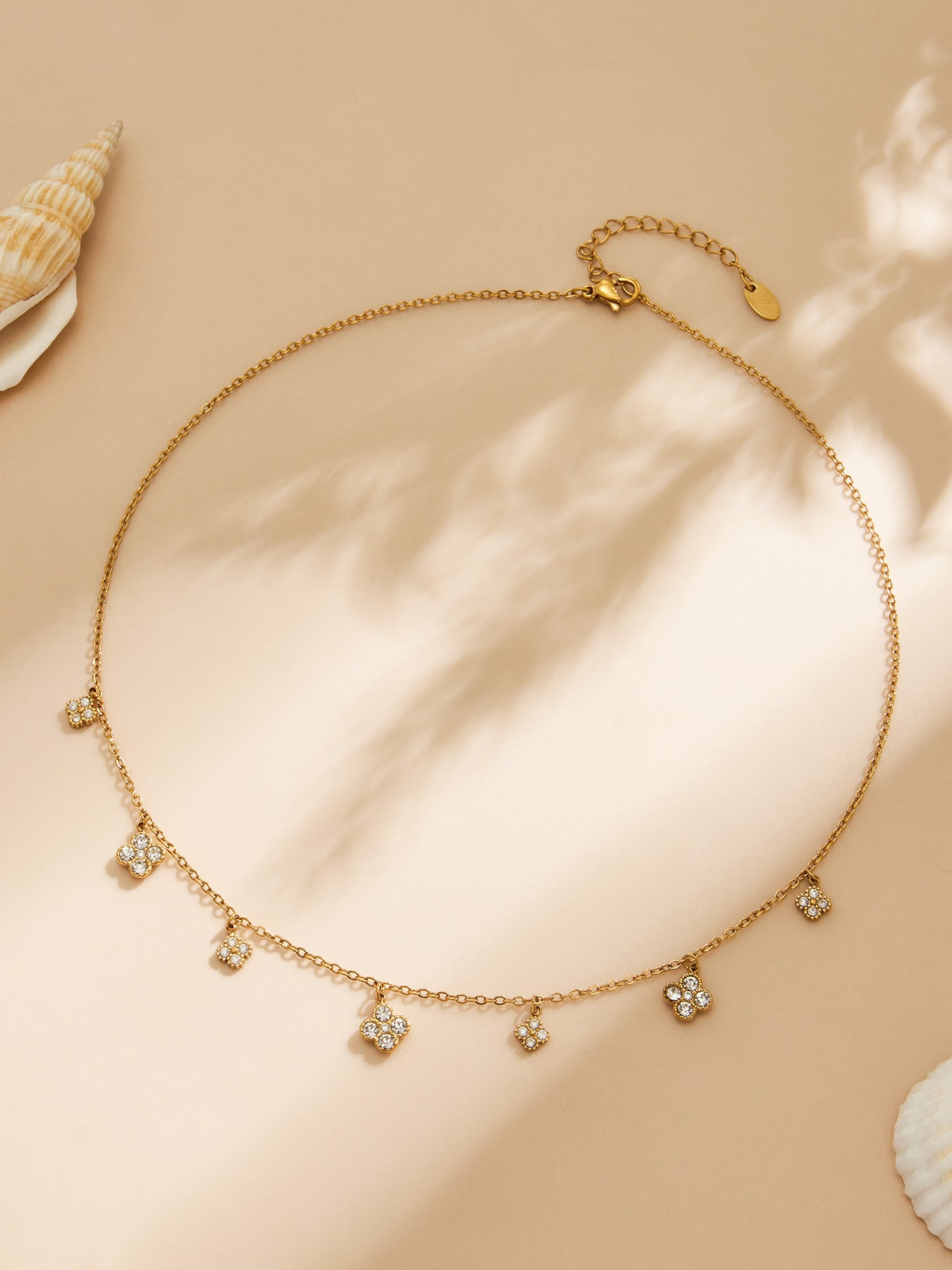 Double Layer Clover Necklace