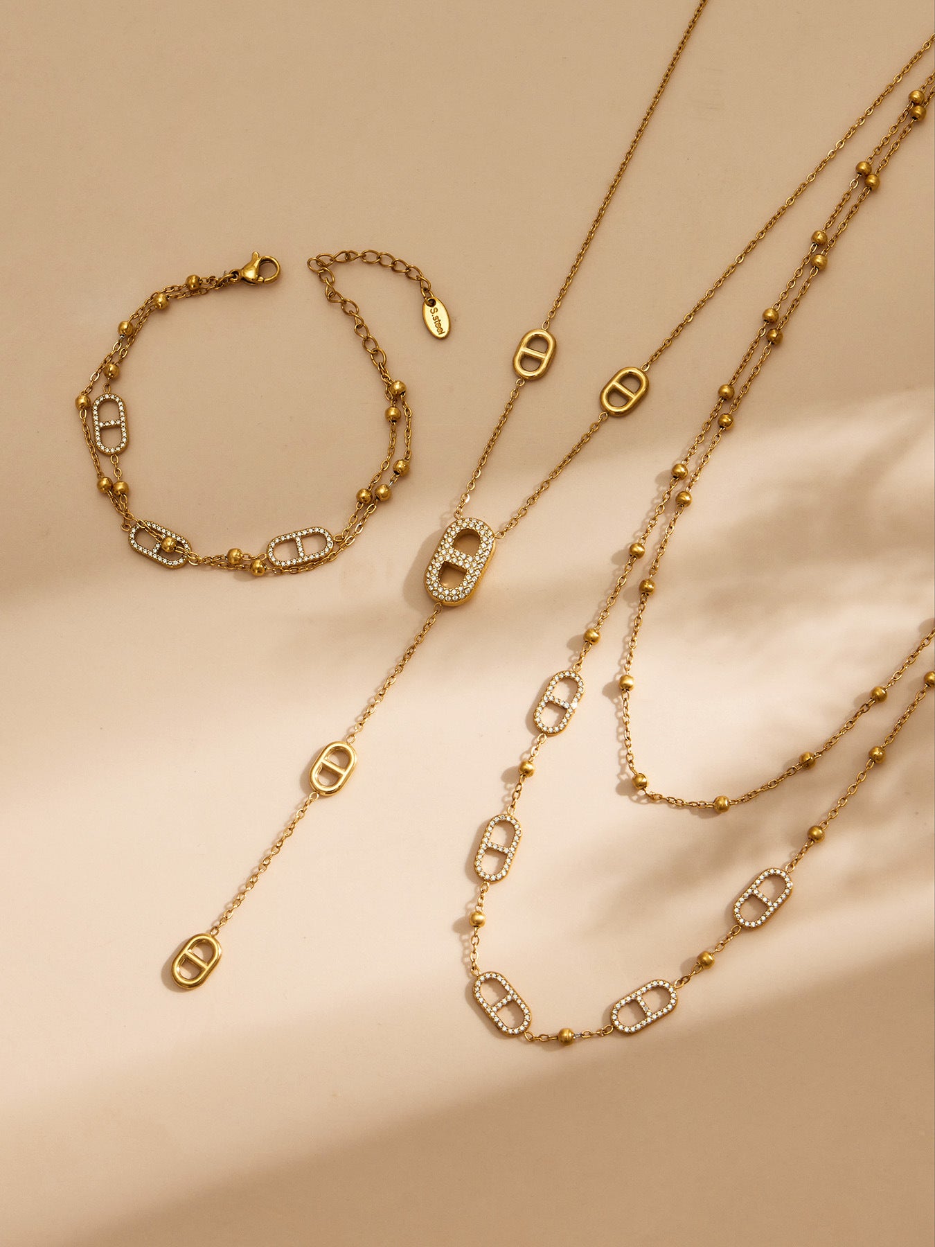Luminal Art Dual-Layer Necklace