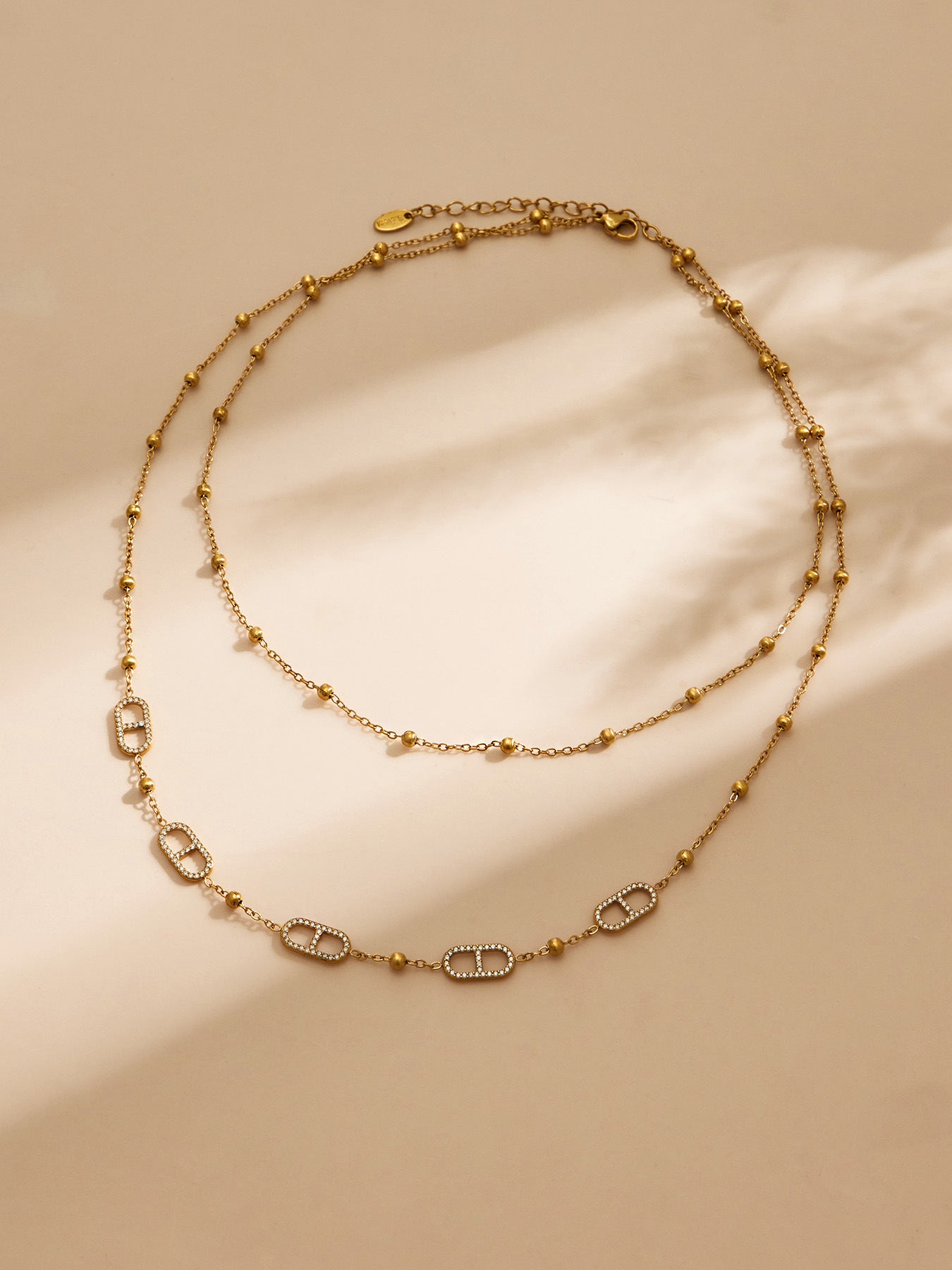 Luminal Art Dual-Layer Necklace