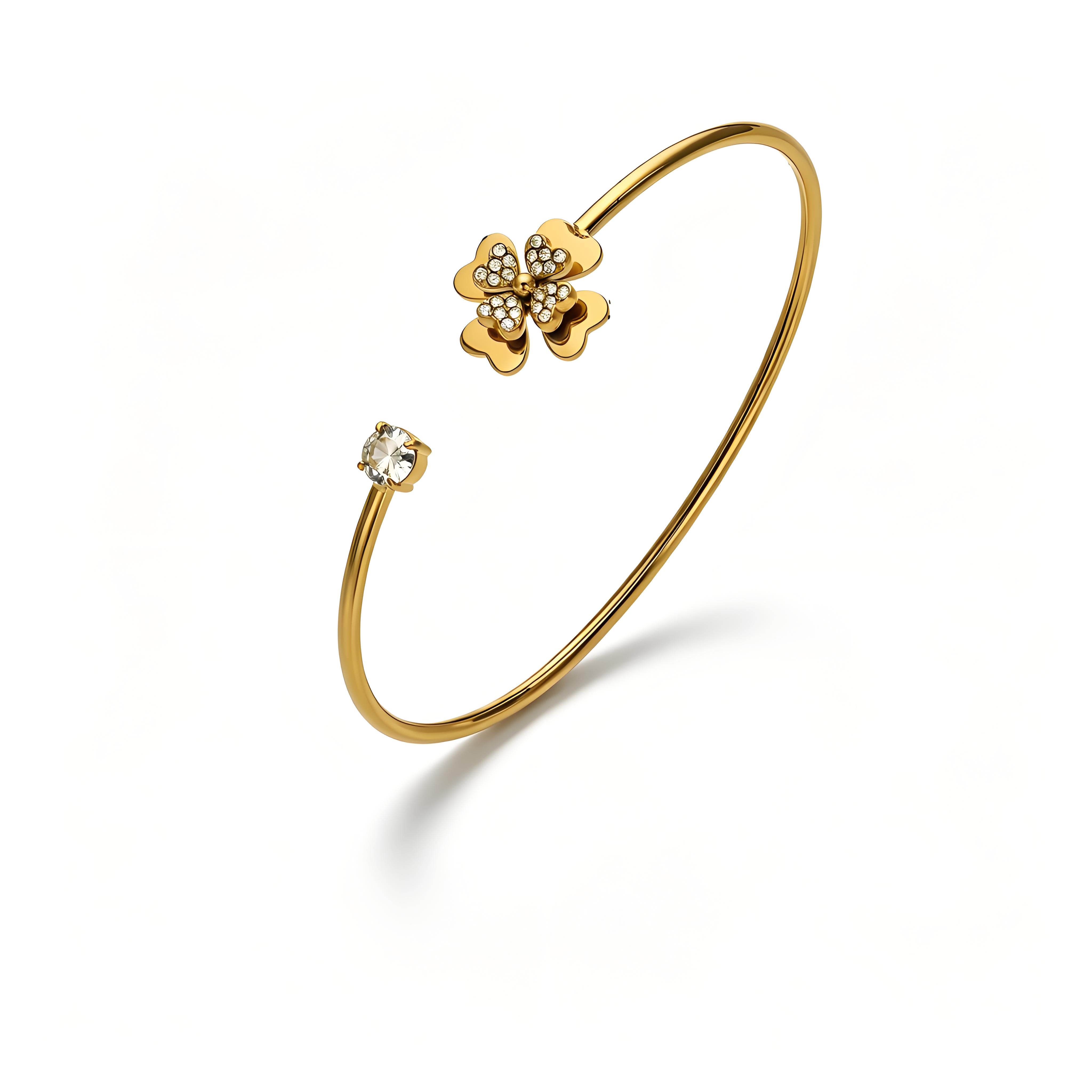 Lumi Clover Open Ring