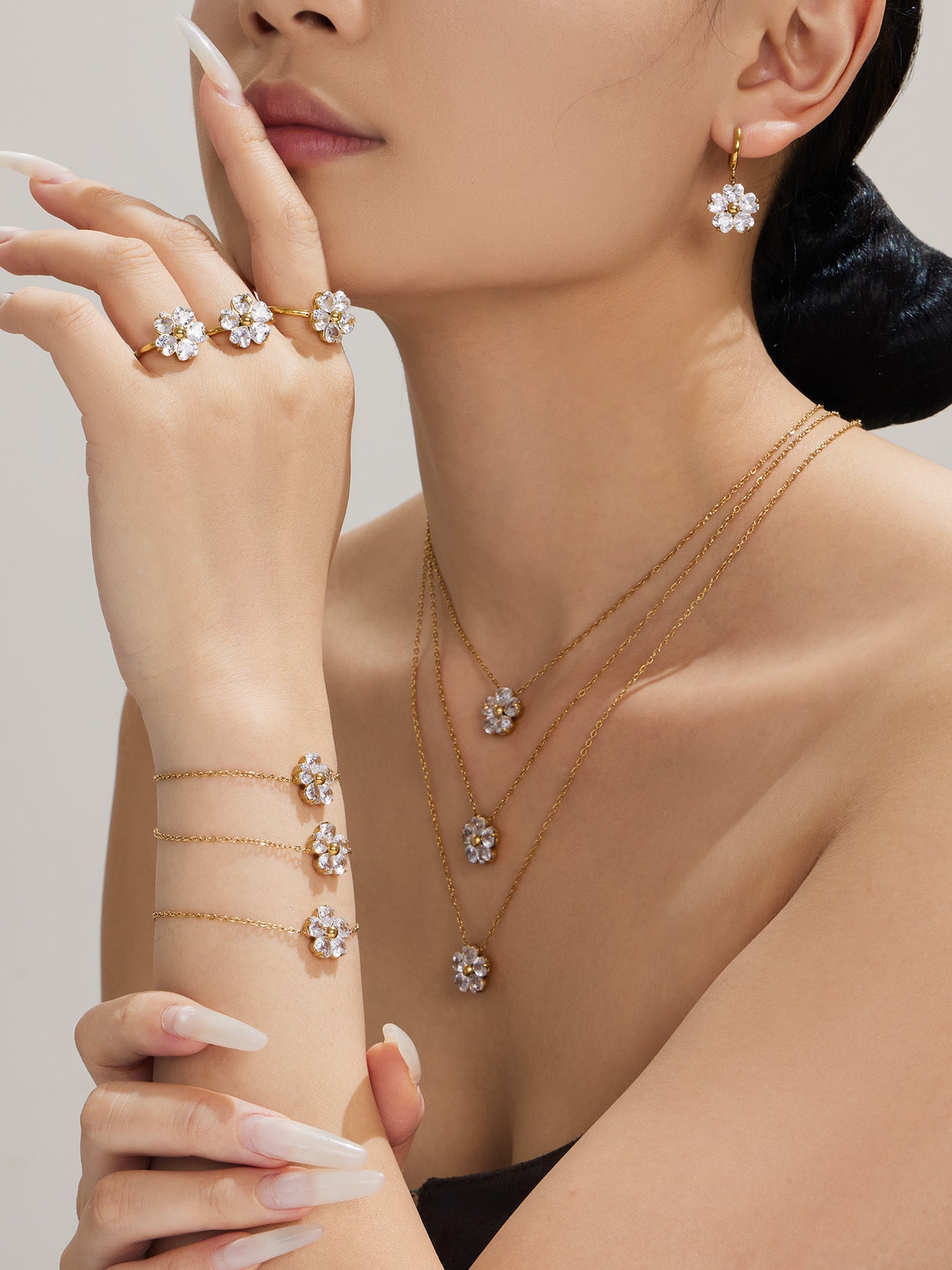 Petal Luxe Adjustable Ring