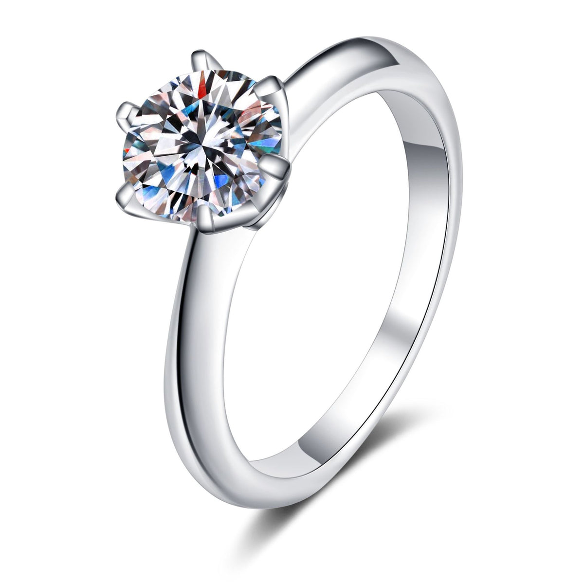 6-Prong Round Engagement Ring