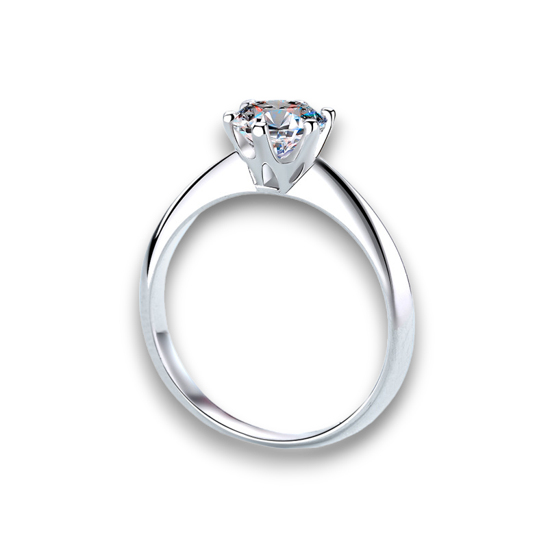 6-Prong Round Engagement Ring