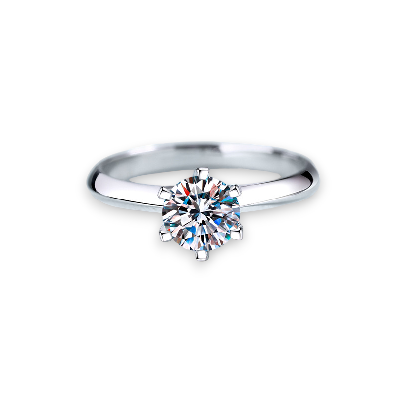 6-Prong Round Engagement Ring