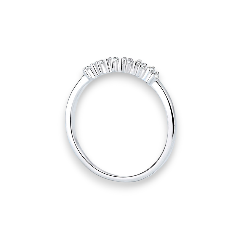 Classic Refine Round Moissanite Ring