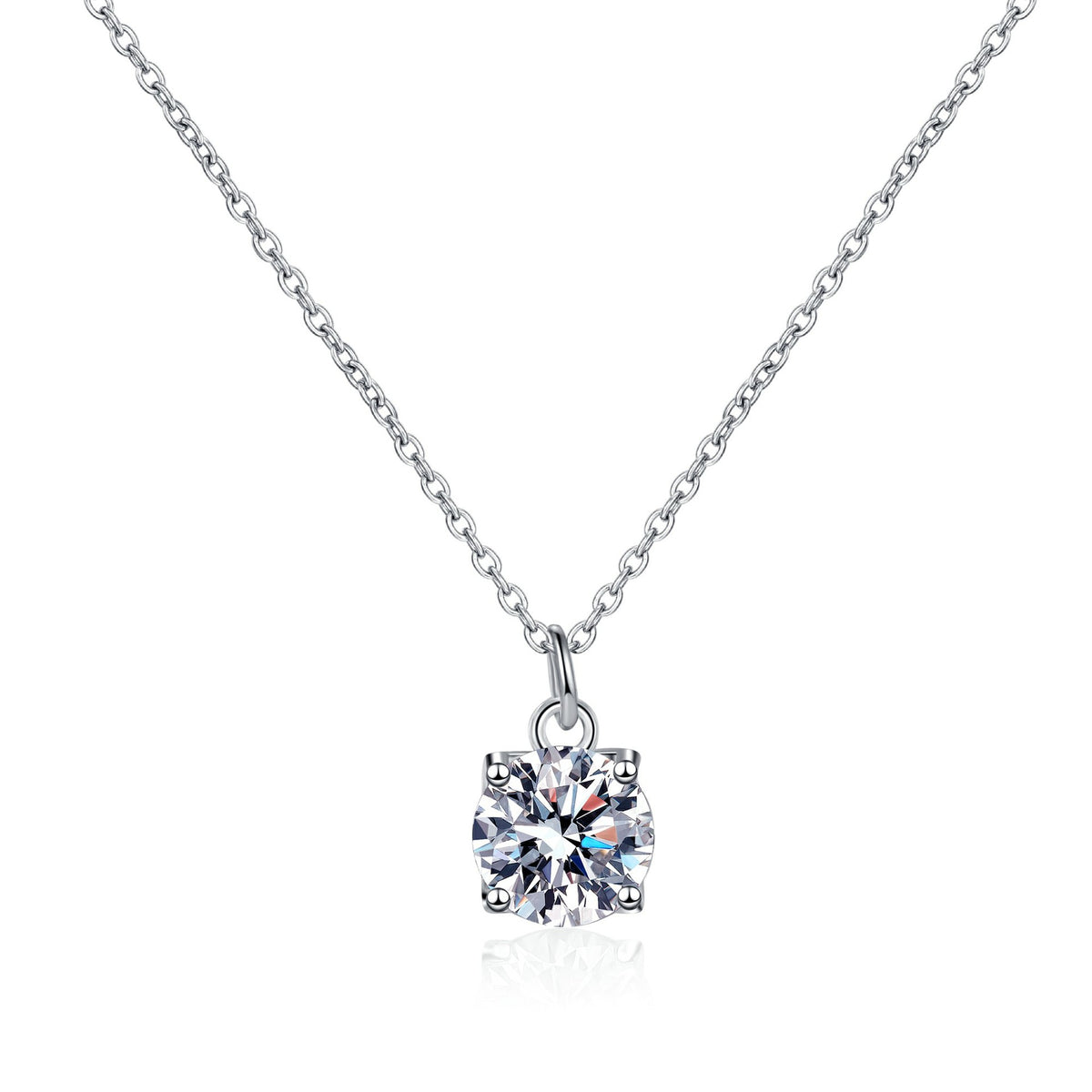 Classic Round Moissanite Pendant