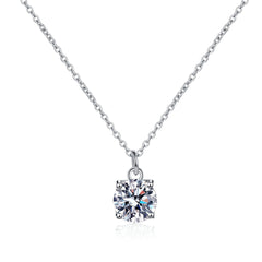 Classic Round Moissanite Pendant