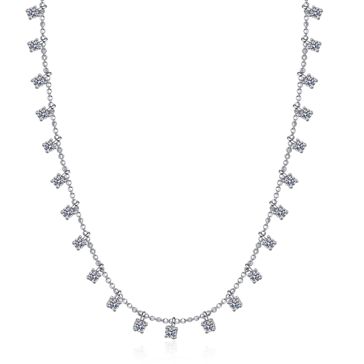 Elegant Classic Moissanite Necklace