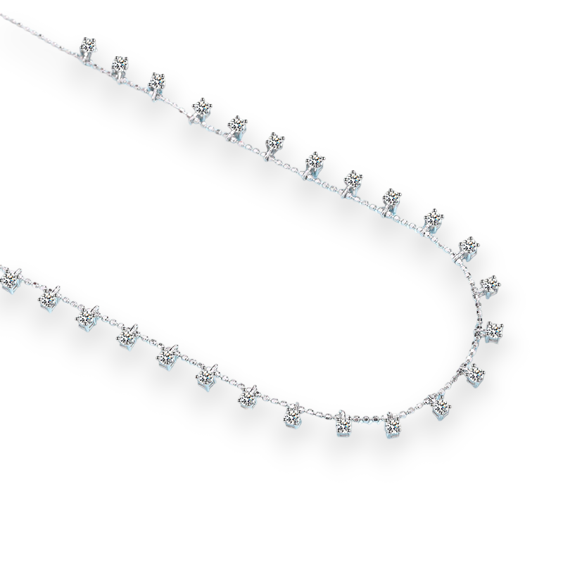 Elegant Classic Moissanite Necklace