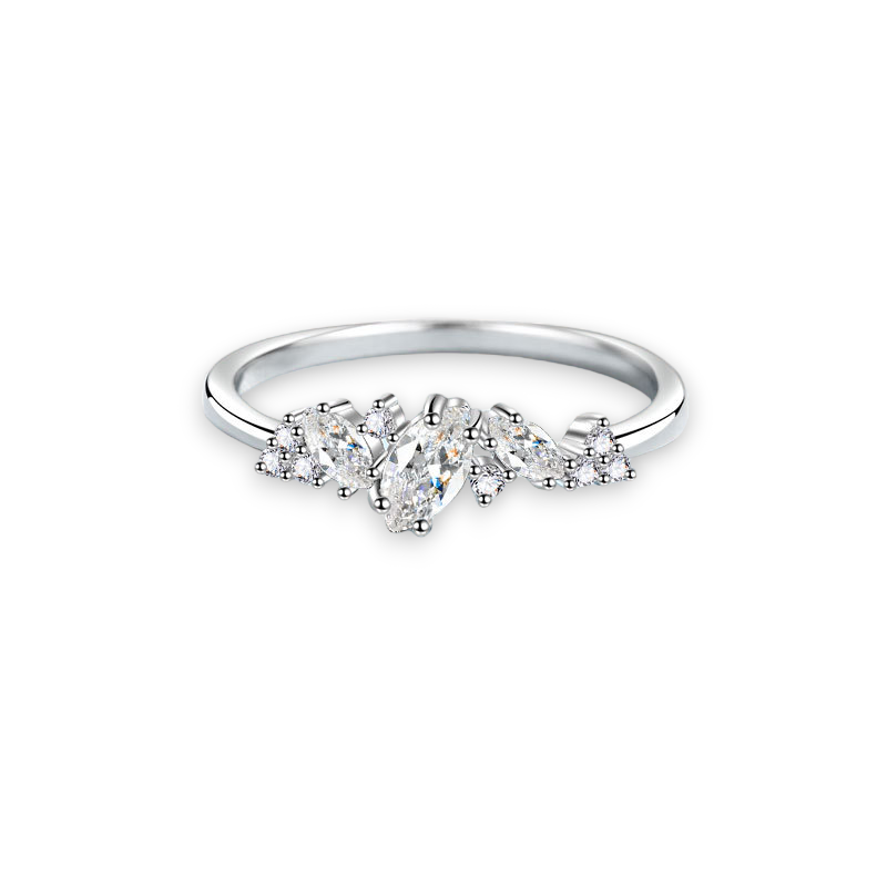 Marquise Moissanite Fashion Ring