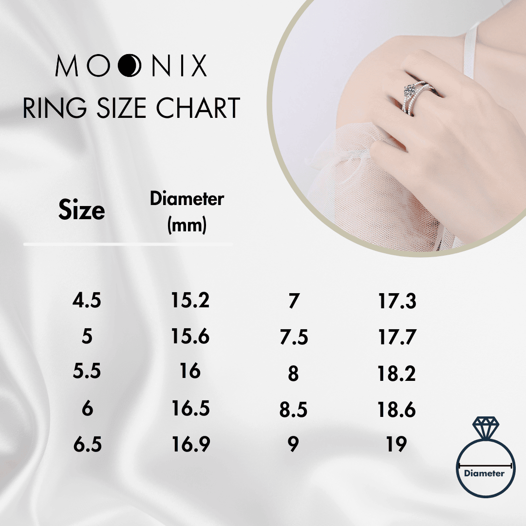 Round Moissanite Stackable Band(Refine)