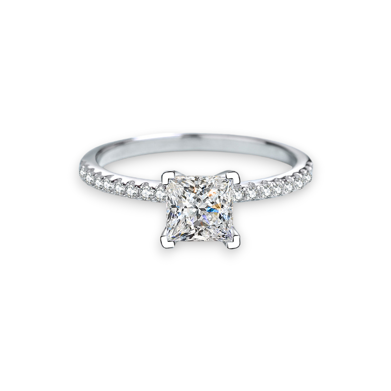 Princess Cut Engagement Ring