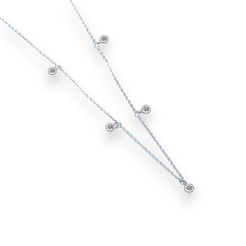 Refine Classic Moissanite Pendant