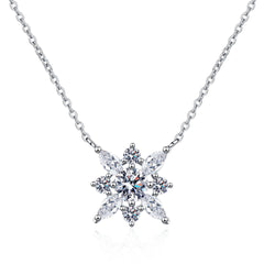 Refine Setting Moissanite Pendant