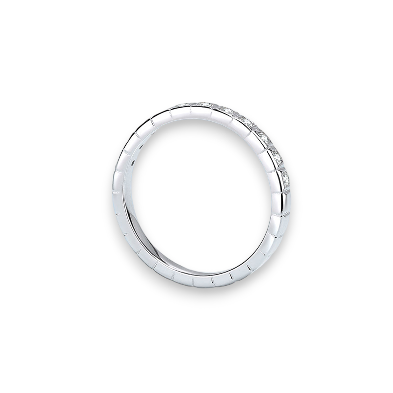 Round Moissanite Stackable Band