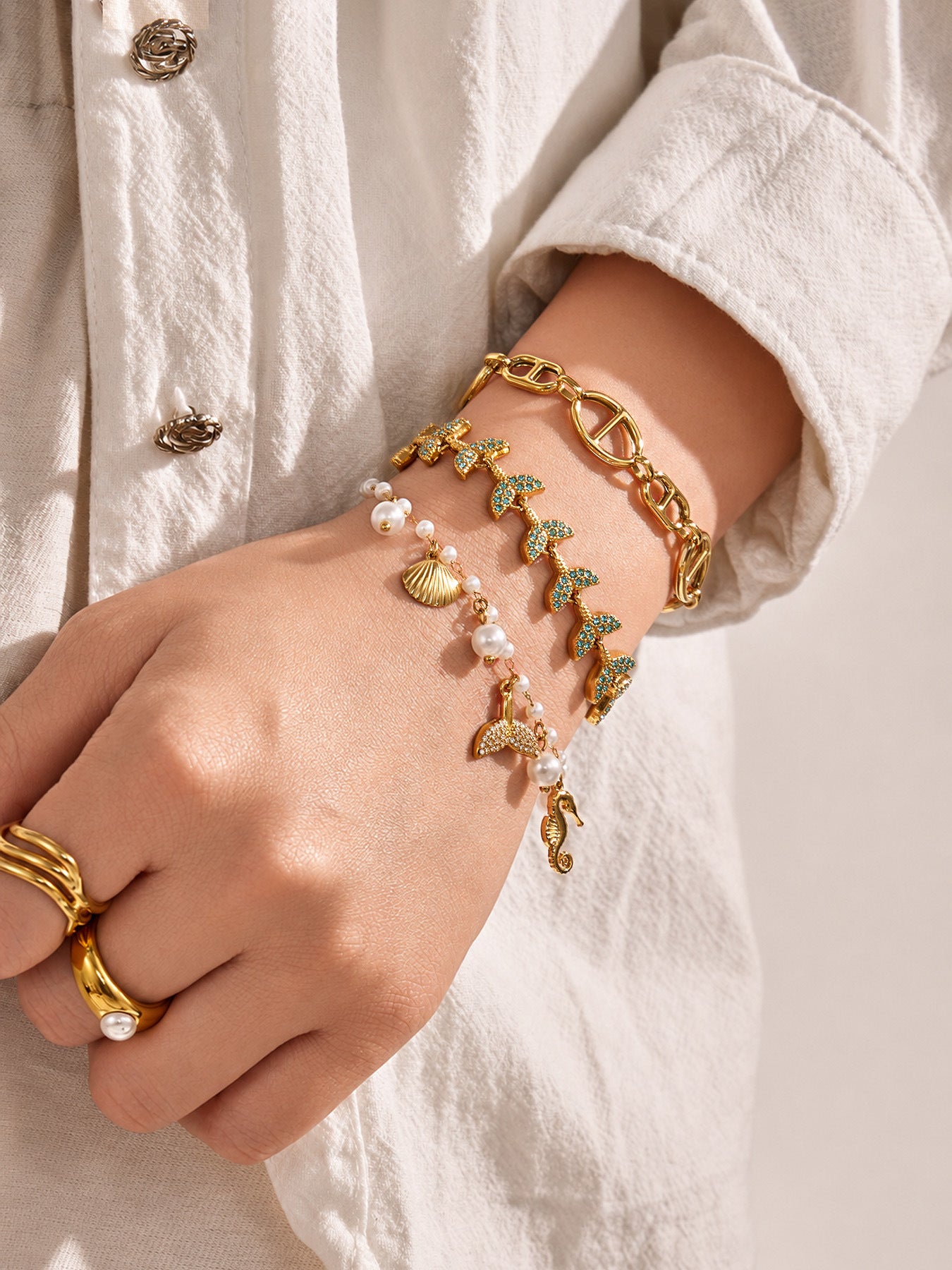 Mermaid Charm Bracelet