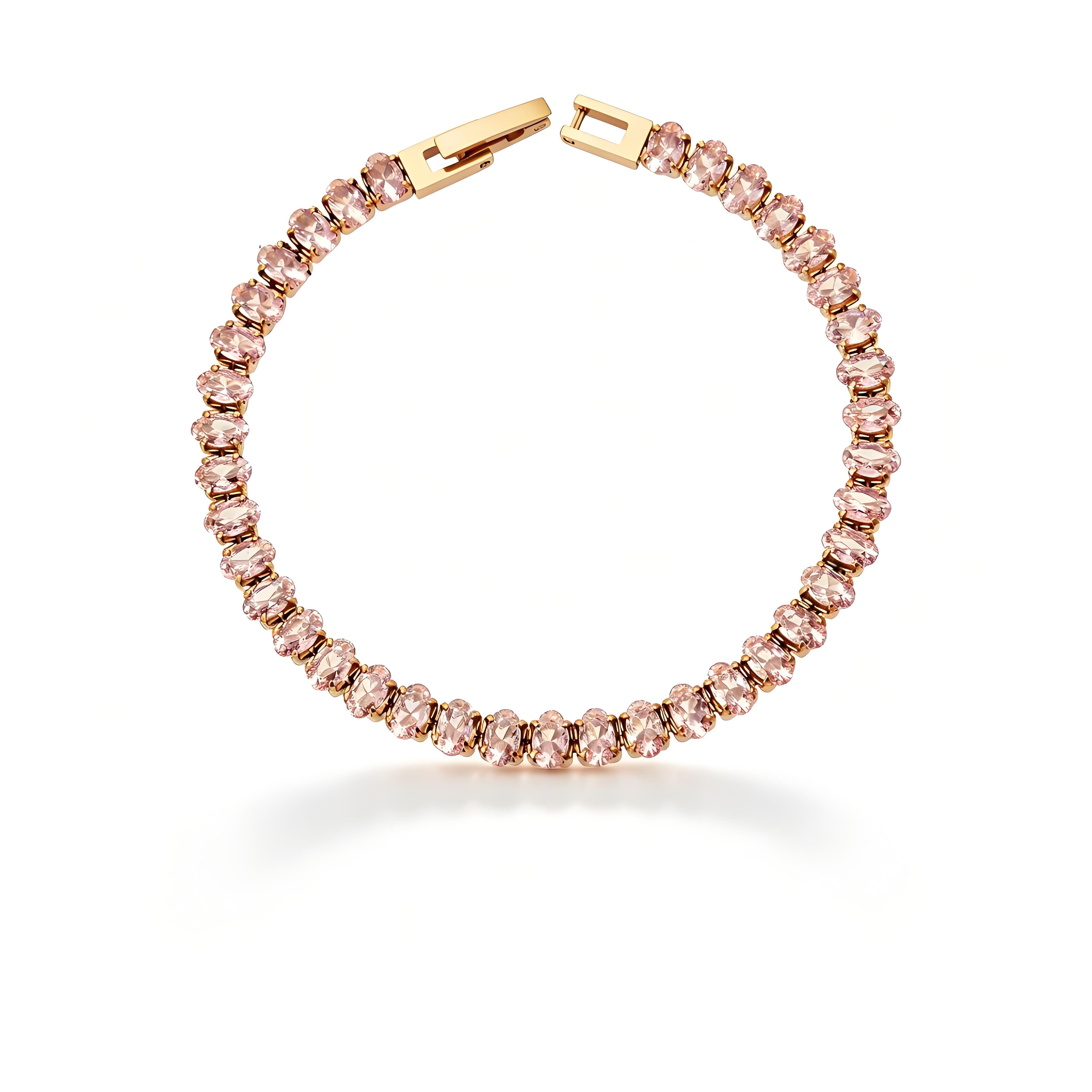 Elegant Classic Tennis Necklace