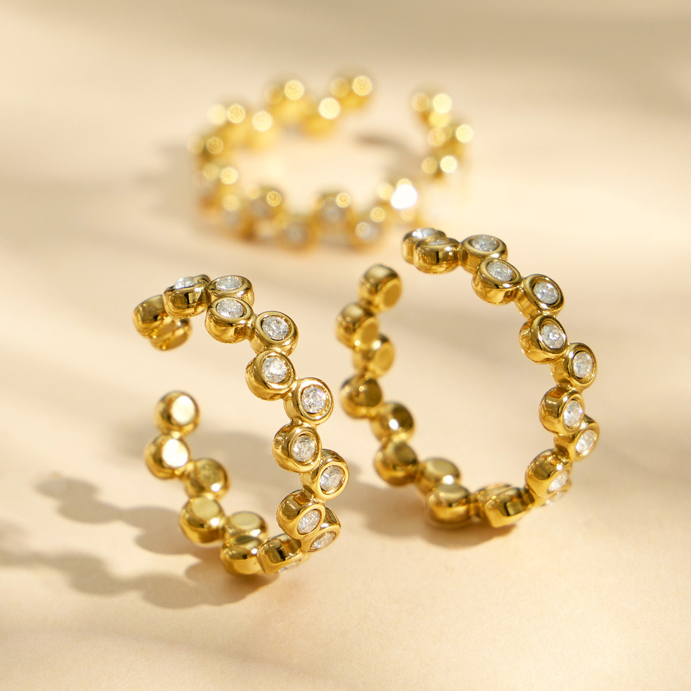 Bubble Sparkle Open Ring