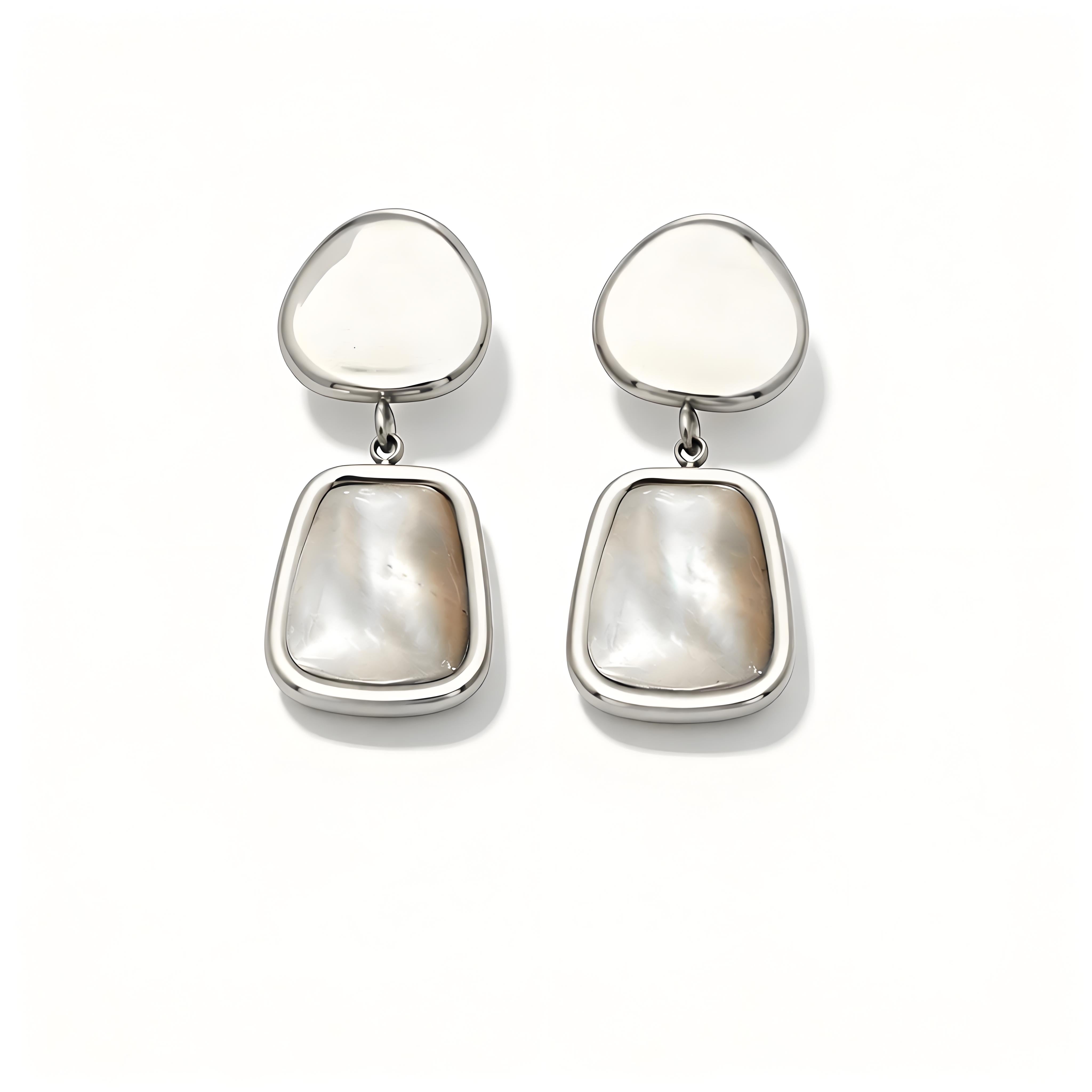 Shell Drift MOP Drop Earrings