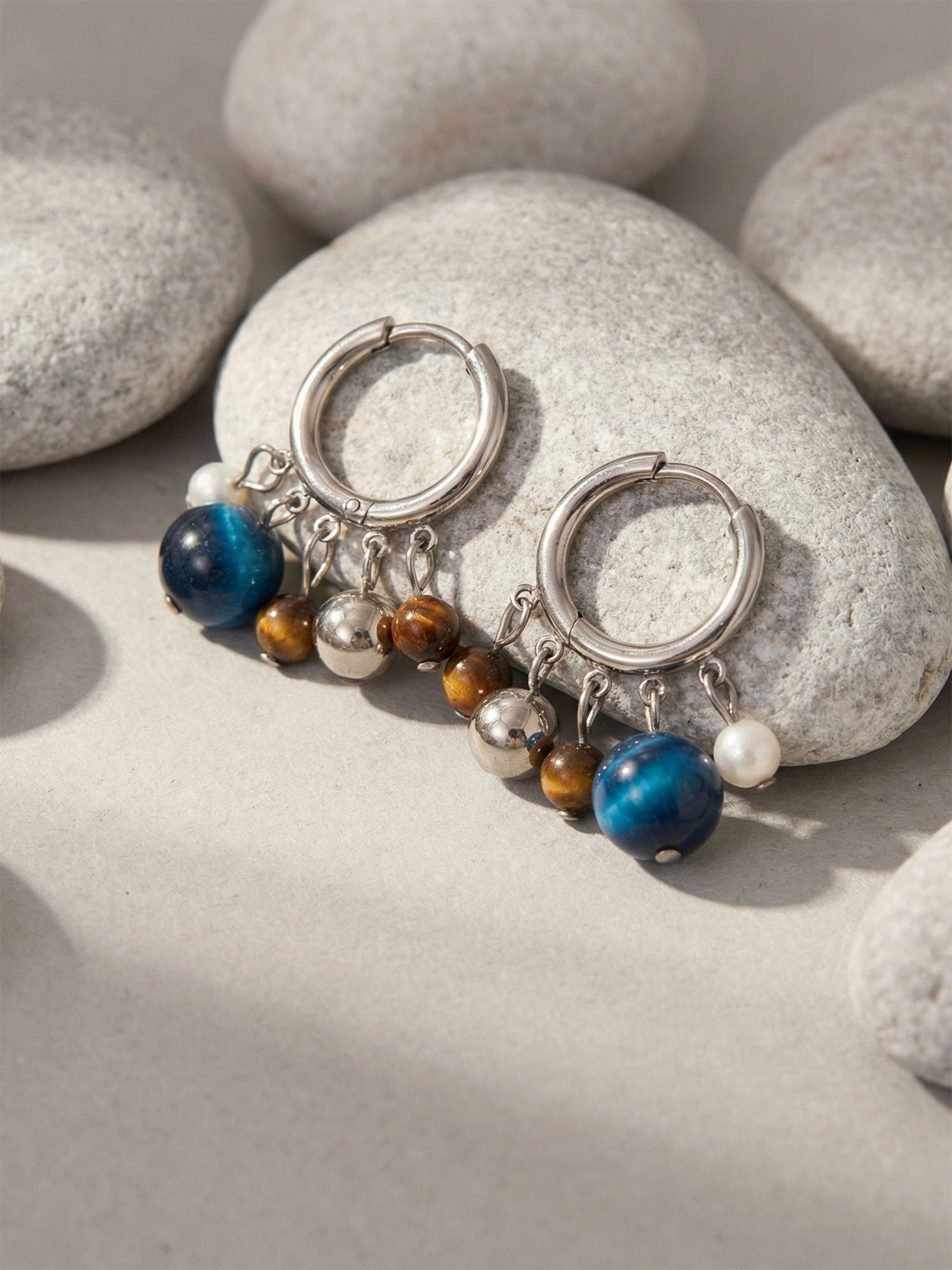 Terra Bead Drop Earrings