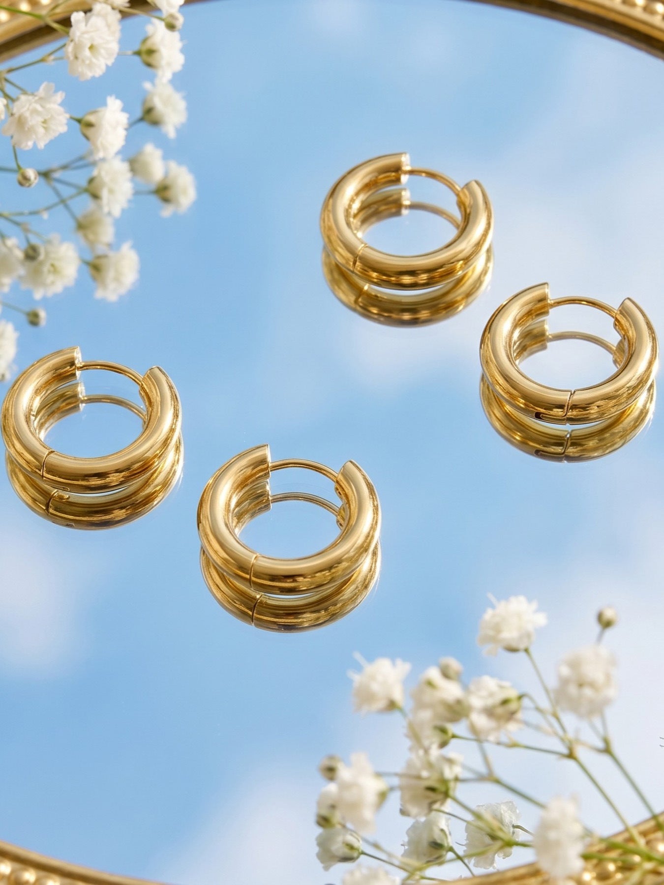 Chunky Hoop Earrings
