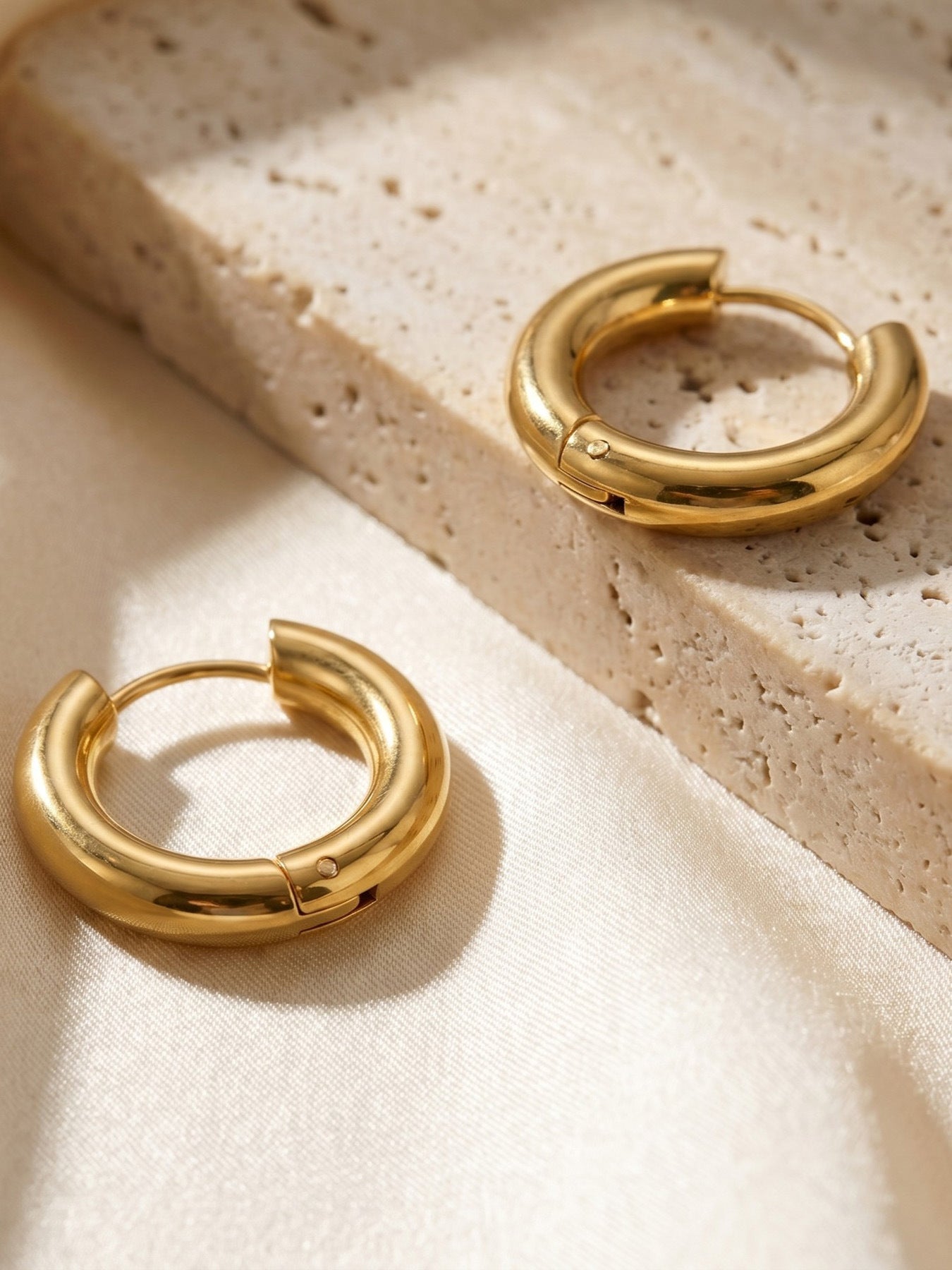 Chunky Hoop Earrings