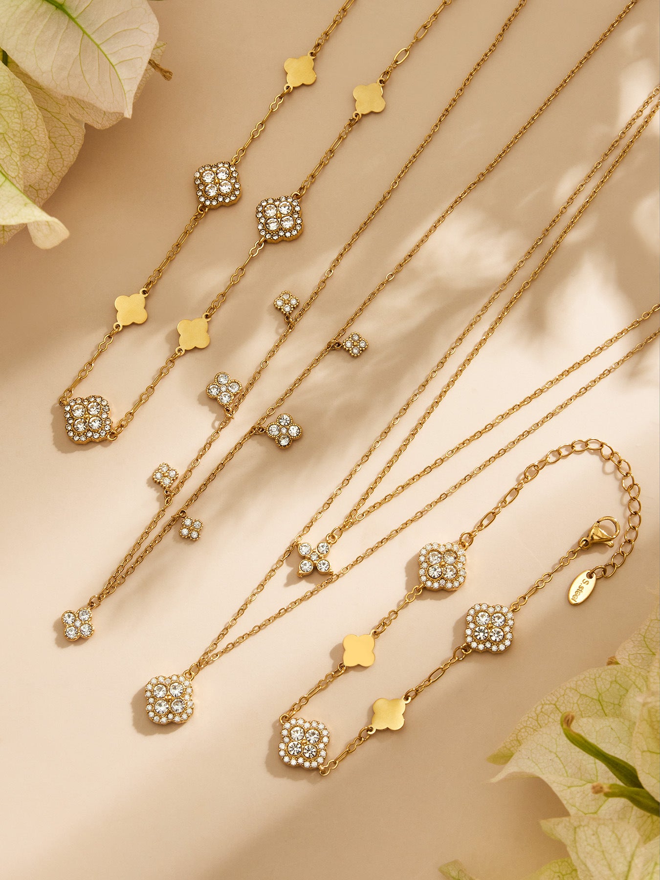Double Layer Clover Necklace