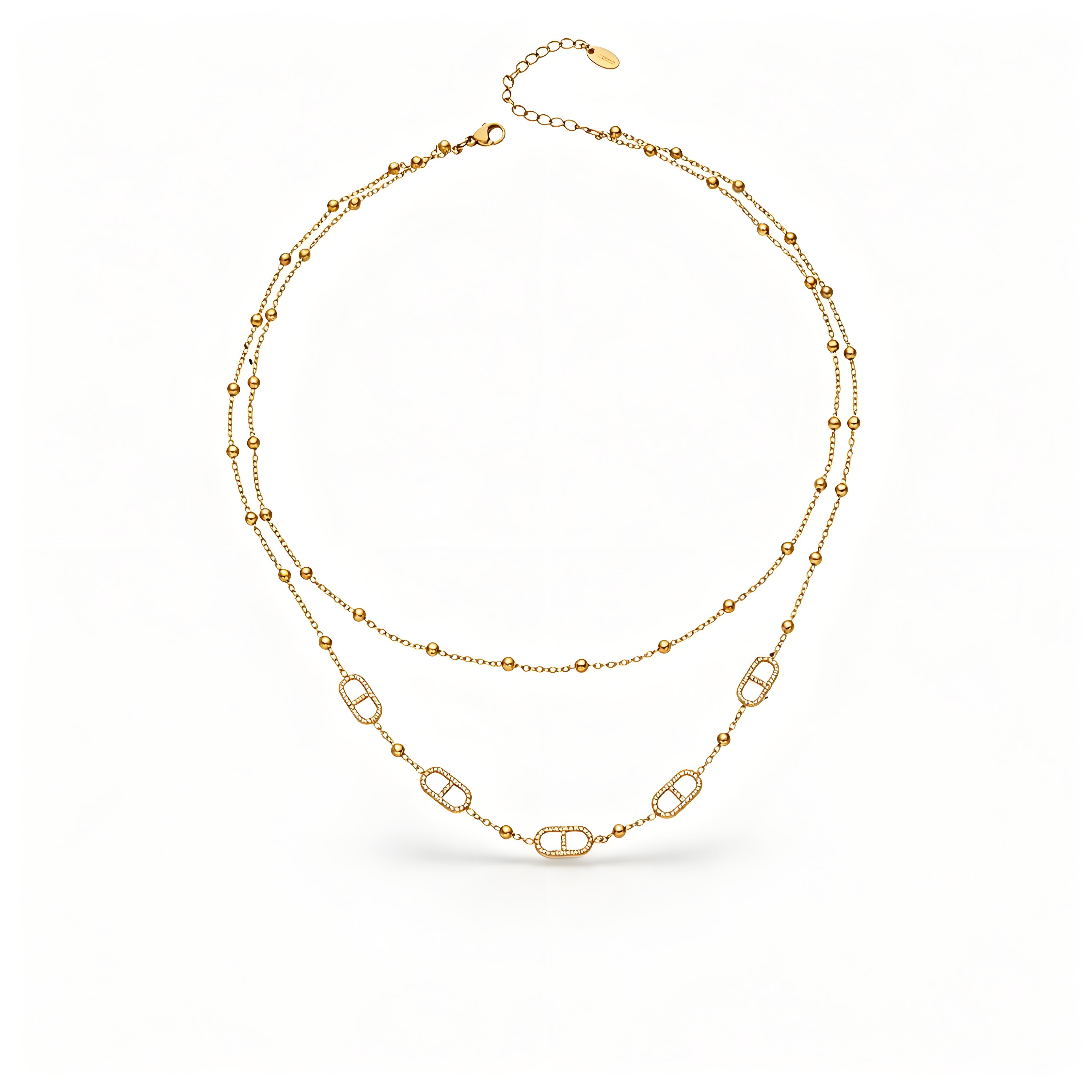 Luminal Art Dual-Layer Necklace