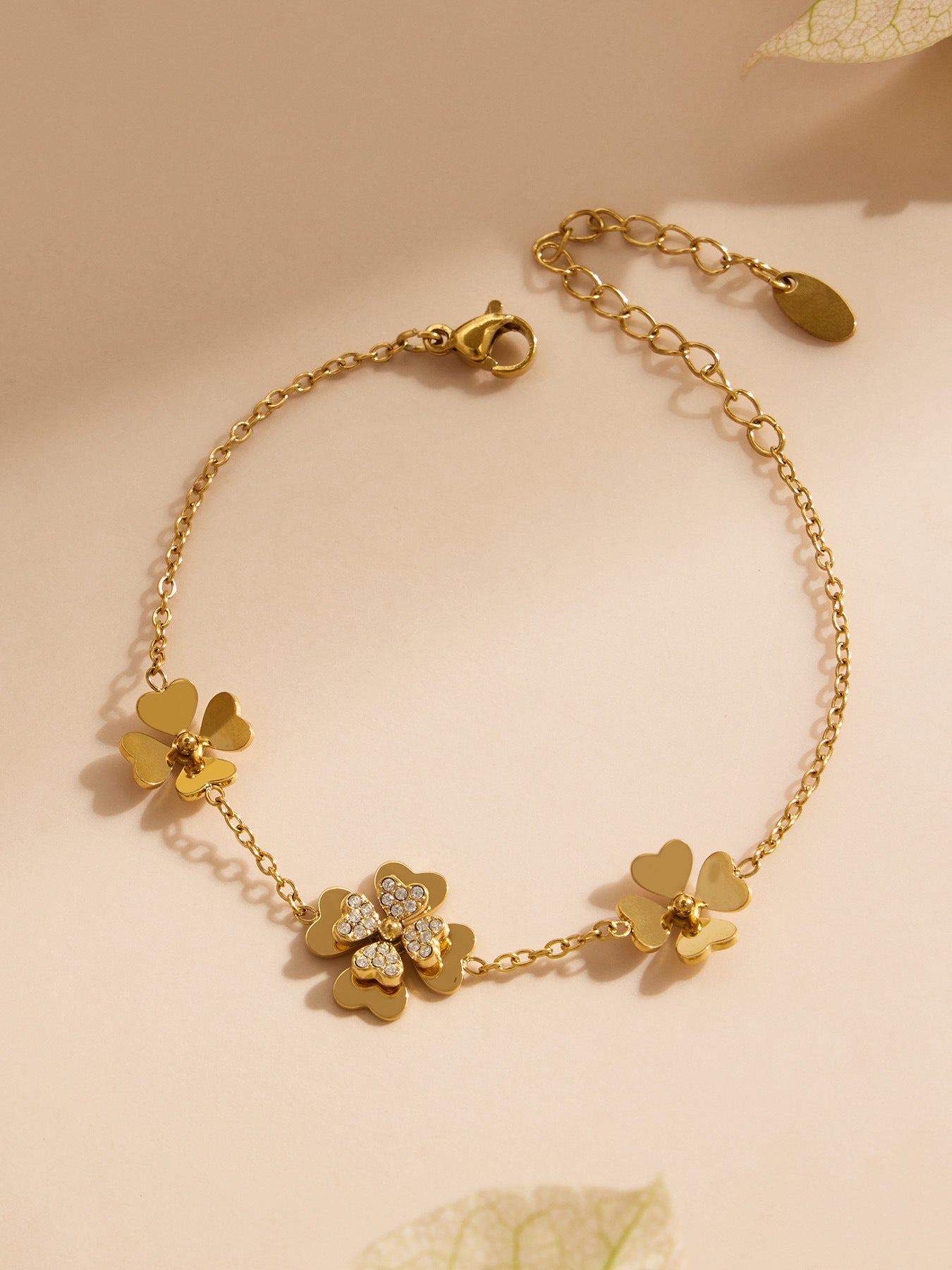 Lumi Clover Open Ring