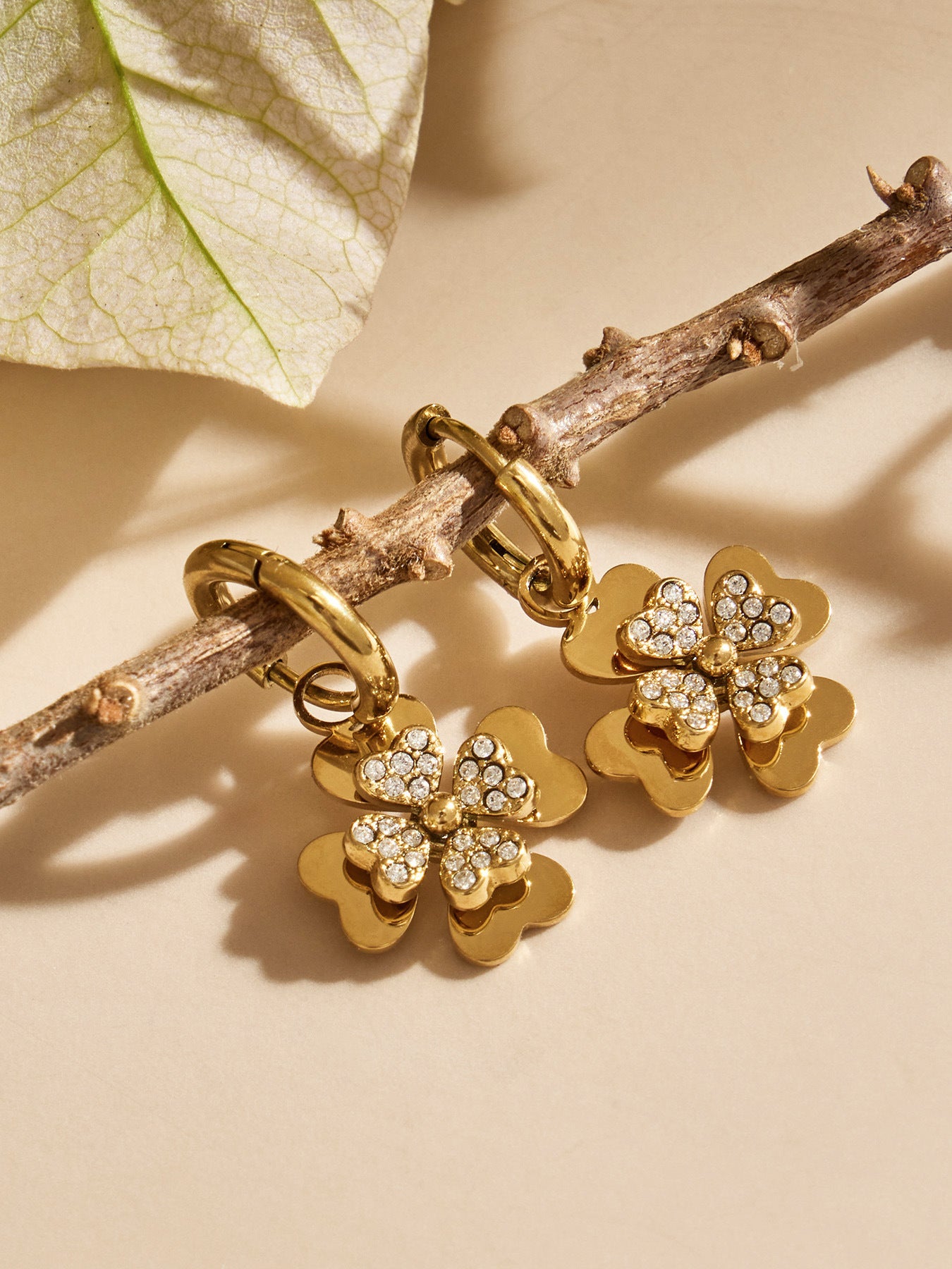 Lumi Clover Open Ring