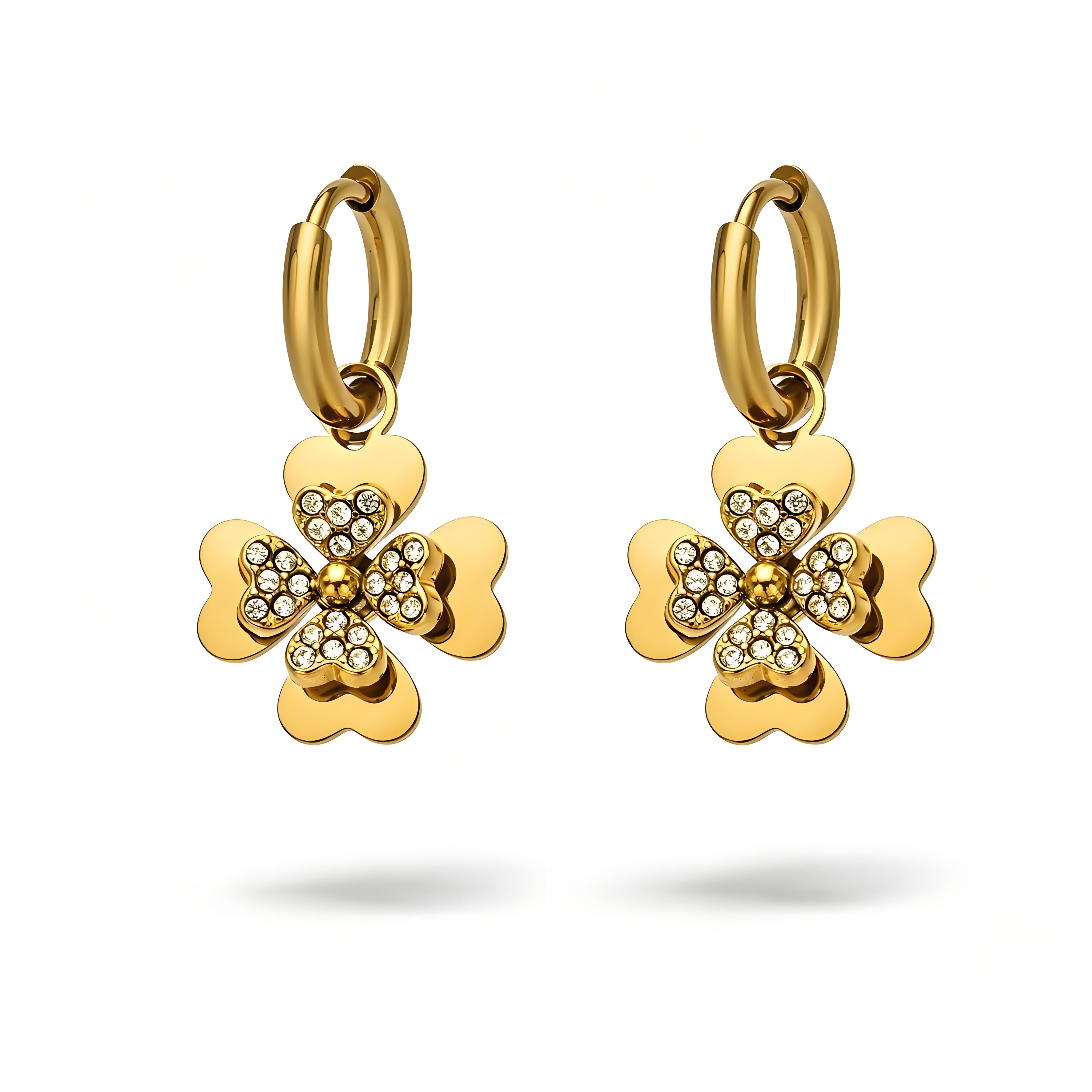 Lumi Clover Open Bangle