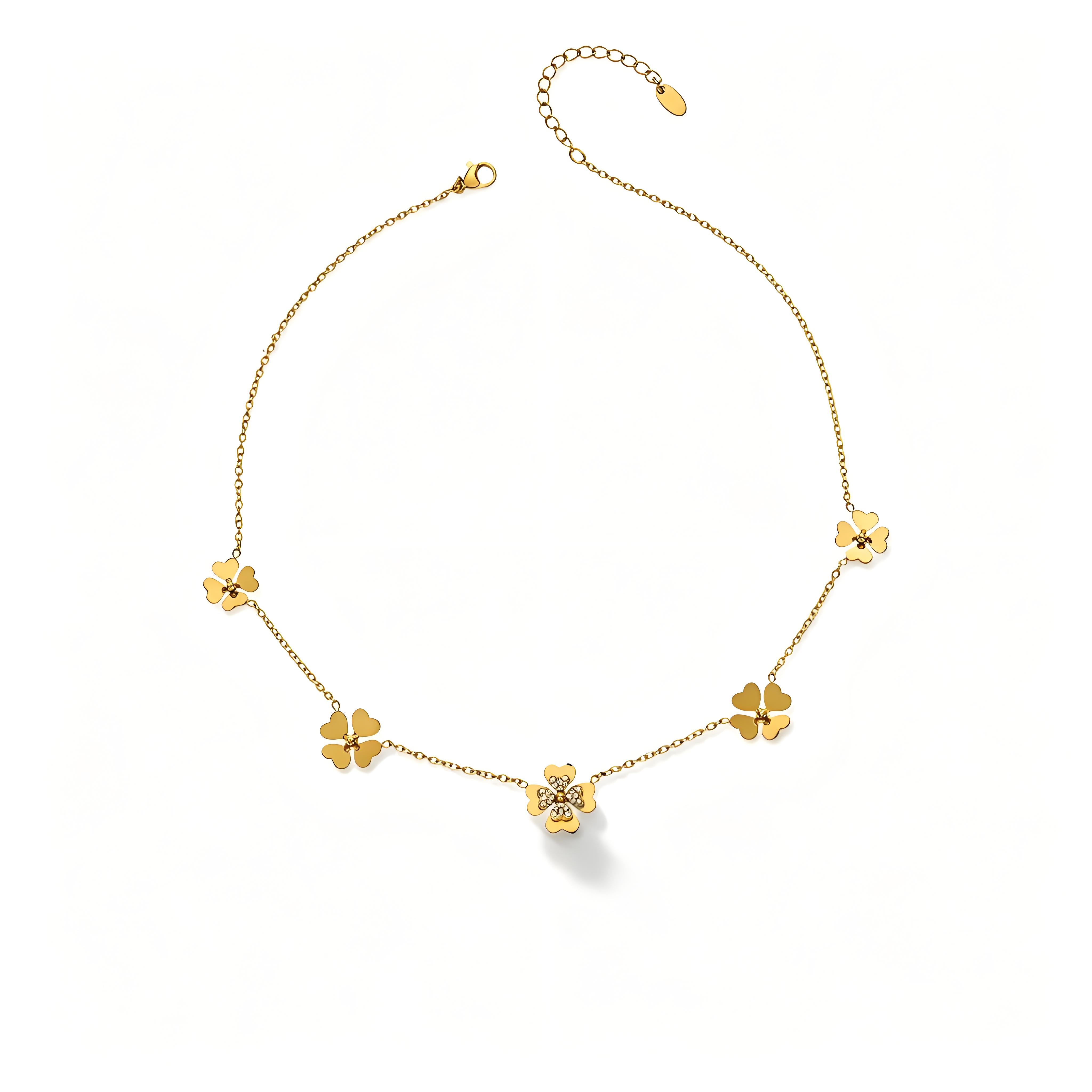 Lumi Clover Station Necklace