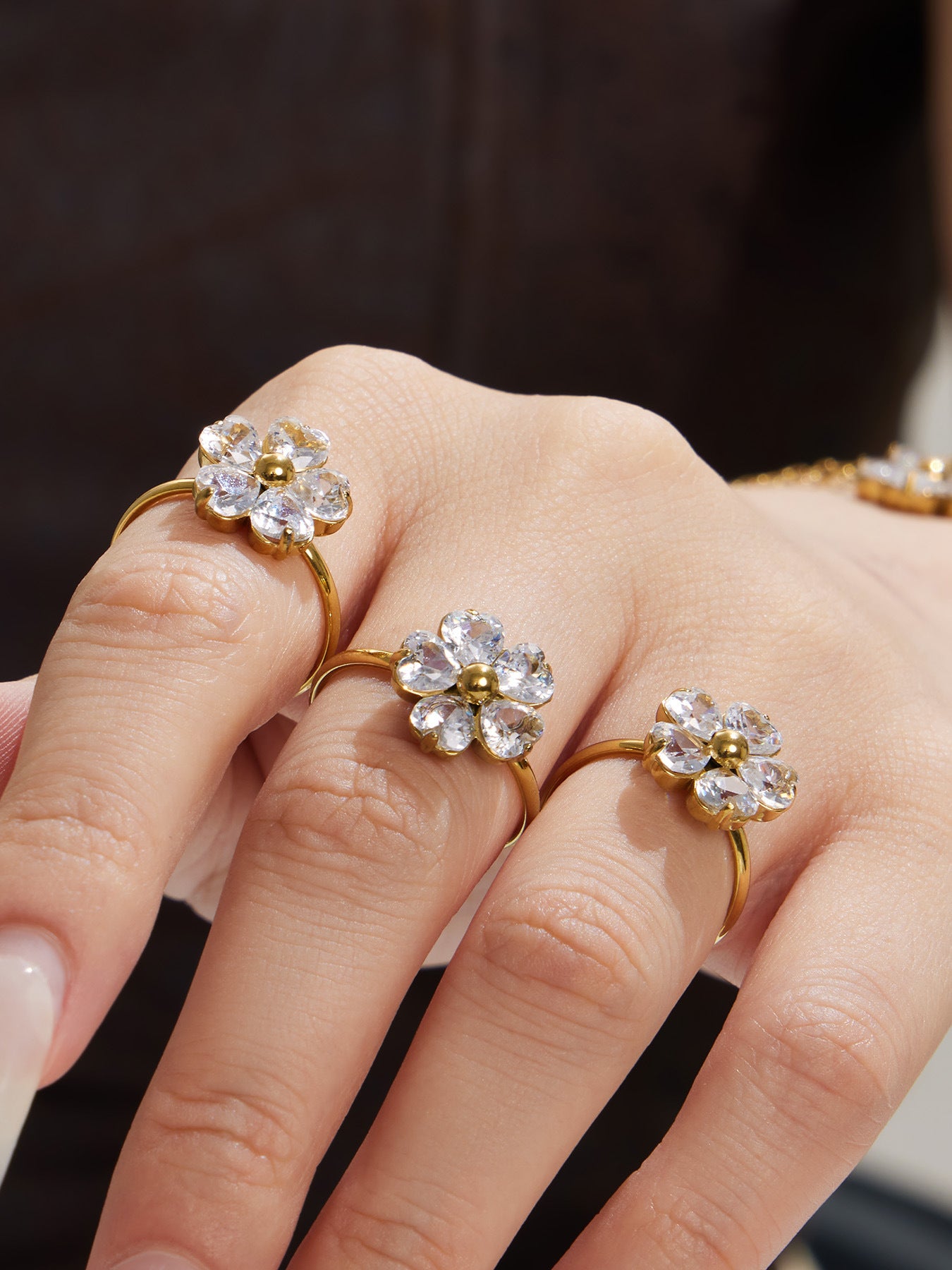 Petal Luxe Adjustable Ring